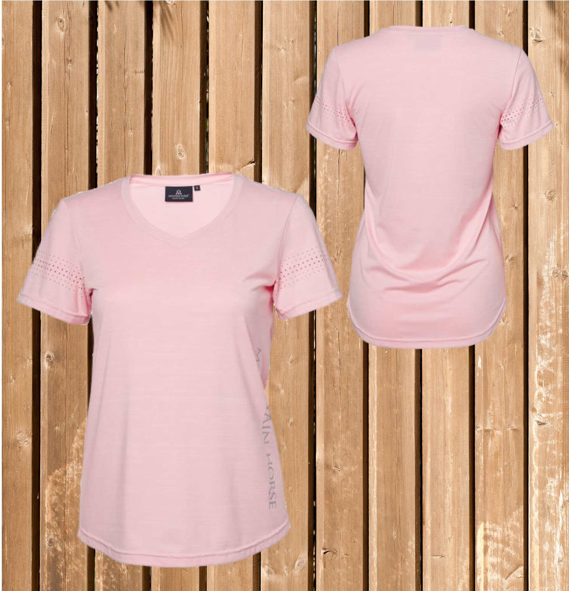 Mountain Horse Tech Top TYRA, Damen Funtionsshirt, soft pink